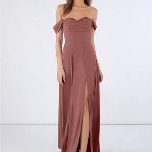Azazie Lashae Dress Desert Rose